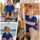 Toddler Baby Boys T-Shirts | Short Sleeve, Half Sleeve, V Neck, Ribbed, Loose Fit, Casual, Summer, Basic Tees, for Toddler Boys 18M-6T, Play, Daily Wear