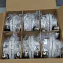 12 Pack 4 Inch LED Can Lights with Night Light, 5CCT Retrofit Recessed Lighting Selectable 2700K-6000K Dimmable, 9W=55W, 630LM Downlight with Metal Smooth Trim - ETL and Energy Star (5CCT+NT-WH)