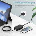 Surface Pro Charger 65W Laptop Charger, Compatible with Microsoft Surface Pro 9/8/7/6/5/4/3/X Surface Go 3/2/1 Surface Laptop 5/4/3/2/1 Surface Book 3/2/1