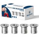 Die Bushings, Quick Change Bushing System with Press Bushing for Reloading, Compatible with Hornady Single-Stage Press and Progressive Press, 4 Pack