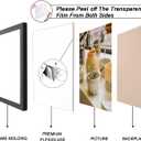KTKDE A4 Picture Frame Black - 8.27x11.69 Inch Frame Set of 3, Poster Frames, Certificates Documents Frames,Modern Style Wood Composite Frame Wall Gallery Photo Frames Home Decor best gift