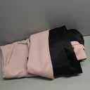 NICETOWN 100% Blackout Window Curtain Panels 84" Long, Blush Pink, 2 Pieces, 52 inches Wide Each Panel, Heat and Cold Blocking Drapes with Black Liner for Nursery, Thermal Insulated Draperies