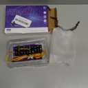 Magnetic Strategy Board Game Set, 20 Black Pieces with Storage Bag, Family Tabletop Game with Rope Boundary, Contemporary Style Game for Kids and Adults, Compact Size