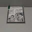 KBKBART Retro Hot Girls Only Need Money And Pasta Framed Wall Art Trendy Black And White Canvas Poster Vintage Woman Times Newspaper Prints Wall Decor for Dorm Bedroom 8x10in