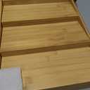 Bamboo Spice Drawer Organizer, Expandable 12 to 23 Inch Insert Holds 48 Jars, 4 Tier Seasoning Rack for Kitchen Drawer or Countertop, Adjustable Wood Spice Organizer