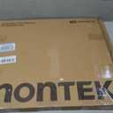 monTEK 0.77" Ultra Slim TV Wall Mount for 37-75 Inch TVs, Thin Low Profile Full Motion TV Wall Mount with Articulating Dual Arms, 4X Weight Tested, Max VESA 400x400mm, Fits 16/18" Studs