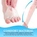 Toe Separators,Toe Separators For Women & Men, Toe Spacers, Breathable Bunion Corrector, dea for Mortons Neuroma, Blisters, Diabetic Feet, Hammer Toe, Rapid Pain Relief 4 Colors (8 PCS)