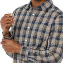 Amazon Essentials Men's Long-Sleeve Regular-fit Stretch Poplin Shirt (XS)