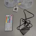 LED Strip Lights,RGB Music Sync Color Changing Led Lights with Smart App Control Remote & Remote Control for Room,Part,Essential,Sense of Atmosphere Decoration(100FT-2 Rolls of 50ft)