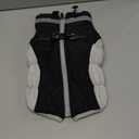 FUAMEY Dog Coat for Small Dogs,Waterproof Dog Winter Jacket with Harness Built in Puppy Cold Weather Coats Reflective Pet Vest with Zipper Warm Fleece Dogs Snowsuit Windproof Black S