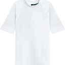 Kanu Surf Boys' Fiji UPF 50+ Sun Protective Rashguard (8, White)