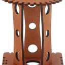 FINGERINSPIRE Wood Kumihimo Braiding Disk Set 32 Slot Kumihimo Kit Desktop Kumihimo Bracelet Knitting Disk DIY Hand Rope Braiding Disk Peru Wood Beading Cord Disc Tool for Bracelet Bangle Making