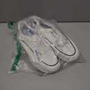 ELFOR Chunky Sneakers for Women,Thick Soled Non Slip Lace Up Platform Shoes,Running,Tennis,Breathable Sports Shoes White Size 10, 43