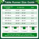 OTOSTAR St.Patrick's Day Table Runner 13x72 Inch, Buffalo Plaid Shamrocks Hat Gnome Spring Holiday Kitchen Dining Lucky Clover Table Decoration for Indoor Outdoor Home Party