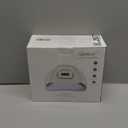 UV Gel Nail Lamp,150W UV Nail Dryer LED Light for Gel Polish-4 Timers Professional Nail Art Accessories,Curing Toe Nails (White)