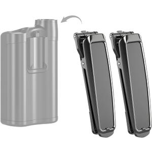 2Pcs Pump Belt Clip for Medtronic MiniMed 780G 770G 670G 630G 640G Insulin Pumps - Ideal Replacement for Original Medtronic Clips ACC-1601, More Durable & Lightweight to Carry
