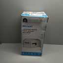 Architectural Mailboxes Reliant Secure, Locking USPS Approved Heavy Duty, Steel Metal Post Mounted Mail Box for Outside, White, Large Curbside Mailbox with Magnetic Door