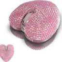 elec Space Stylish Heart-Shaped Wireless Bluetooth Mouse Rechargeable, Silent, RGB Light and Perfect for Laptop & PC