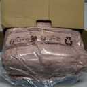 Amlie Home Faux Fur Throw Blanket for Couch, Ultra Cozy Fuzzy Fluffy Fur Luxurious Soft Striped Plush Gift Blankets for Family Sofa Chair Bedroom, 55"x70", Cationic Fox Brown