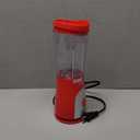 Mueller Smoothie Blender for Smoothies - Personal Blender for Shakes, Frozen Drinks, Baby Food & More, 15oz Travel Cup and Lid, Durable Stainless Steel Blades for Powerful Blending Performance, Red