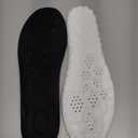 4D Cloud Insoles for Men and Women Memory Foam Cloud Insoles Super Soft Anti-Fatigue, Shock Absorption, Relieve Foot Pain, (Black, Men: US 7-11)