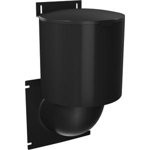 Dryer Vent Cover 4 inch (Black) with UV RESISTANT - Outdoor Dryer Vent Cover Natural Energy Saving, Dryer Vent Seal for Home Exterior