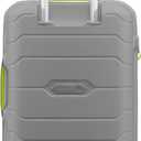 Samsonite Freeform 2-Piece Luggage Set - Carry-On & Large Checked Luggage with Dual Spinner Wheels - Durable Polypropylene Hardshell - TSA Lock, Airline-Approved - Expandable Hard Shell - White/Grey, 20"L x 13"W x 27.6"H
