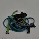 Gaiam 3-in-1 Resistance Band Kit with Comfort-Grip Handles and Interchangeable Strength Bands for High Intensity Training