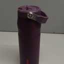 STANLEY IceFlow Flip Straw 2.0 Water Bottle 24 OZ | Built-In Straw with Larger Opening | Lightweight & Leak-Resistant | Insulated Stainless Steel | BPA-Free | Plum