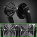 Sports Foldable Alloy Bicycle Stand Bike Floor Parking Rack Steady Wheel Holder Fit 20"-29" BikesIndoor Home Garage Cycling Storage Organizer Cycle Tires Rack Holder for Mountain and Road Bike