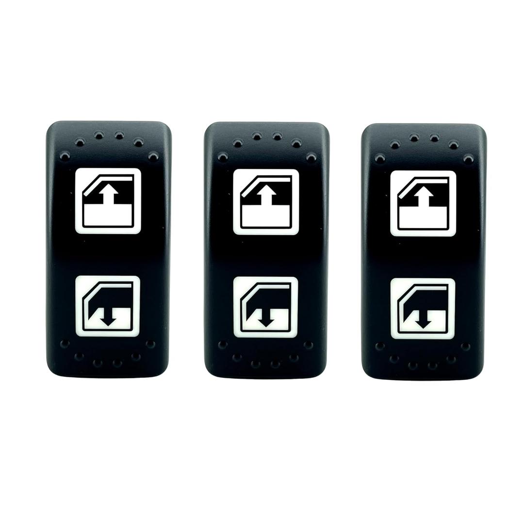 3pcs Left Hand Driver Power Window Switch 8 Pin Compatible with Can-Am Defender HD8 DH10 2016-2020 Defender Max HD8 2018 Max HD10 2018-2020 Replace 710004979 705800048