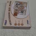 Joyreal Montessori Busy Board for Toddlers - Wooden Sensory Board Activity Board for Fine Motor Skills, Travel Baby Busy Board Sensory Toys for Kids