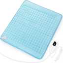 Deepsoon Heating Pad,Electric Heating Pads for Back,Neck,Moist Heating Pad for Abdomen Shoulder Knee Legs,Dry/Moist Heat&Auto Shut Off,Mother's Day Birthday for Men and Women,Light Blue,24x20 Inch