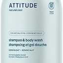 ATTITUDE 2-in-1 Shampoo and Body Wash for Baby, EWG Verified, Dermatologically Tested, Vegan, Good Night, 16 Fl Oz