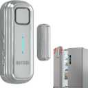 Daytech Freezer Door Alarm with Delay 1/2/3/4 mins Reminder When Left Open Fridge Alarm 0 to 120 dB Refrigerator Door ajar Alert for Home Garage Basement(1 Pack Gray)