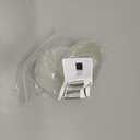 33.5 Ft Weather Stripping Door Seal Strip, Silicone Tape for Draft Stopper, Self Adhesive Shower Door Bottom Seal and Insulation Strip for Door Frame, Windows and Glass Gaps (Transparent, 25+25mm)