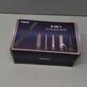 5 in 1 Curling Iron with Thermal Brush and 4 Interchangeable Ceramic Barrels(1/2 to 1 1/2 inch), Curling Wand Set with Flat Iron, Fast Heating, Dual Voltage Hair Curler, Gifts for Women (Rose Gold)