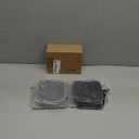 Weewooday 4 Pcs Mesh Makeup Bag Mesh Cosmetic Bag Travel Toiletry Pouch with Zipper Mini Makeup Cosmetic Purse for Daily Accessory(Small,Black, Gray)