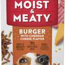Purina Moist and Meaty Burger With Cheddar Cheese Flavor Dry Soft Dog Food Pouches - 36 ct. Pouch (13.5 Pound (Pack of 1))