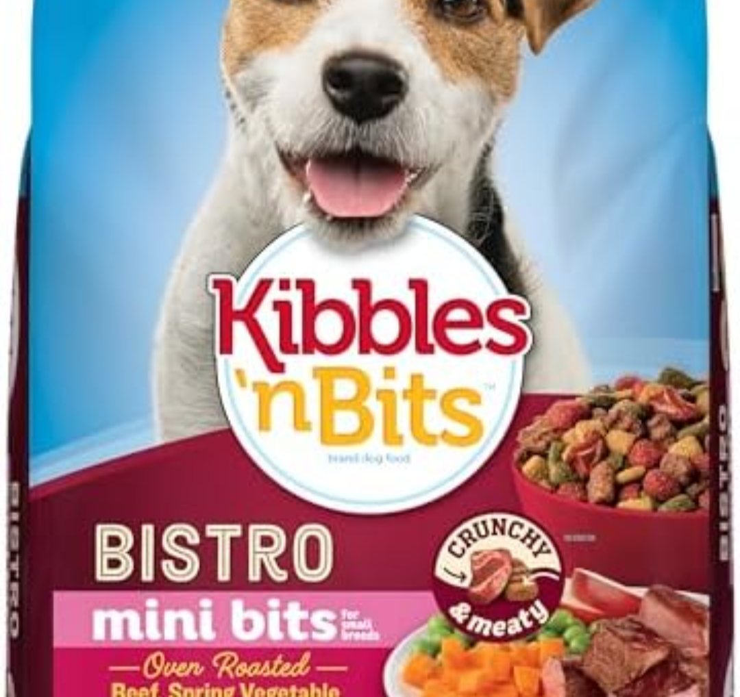 Kibbles ‘n Bits Bistro Mini Bits Small Breed Dry Dog Food, Oven Roasted Beef, Spring Vegetable and Apple Flavors for Adult Dogs, 3.5 lb. Bag (Pack of 4) BB Date


 02/22/2026
