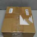 30 Pieces Christmas Booze Balls, Christmas Tree Hanging Ornaments Clear Plastic Fillable Bulbs Pendant Ball with Screw Caps and Ribbons for Christmas Home Party Decor (Silver)