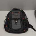 SHRRADOO Extra Large 50L Travel Laptop Backpack with combination lock, College High School Backpack Airline Approved Business Work Bag Fits 17 Inch Computer for Men Women (Grey)