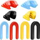 Plastic Shims Horseshoe Shims U Tile Spacers for Leveling, 1/4 Inch, 3/16 Inch, 1/8', 1/16', Black, Yellow, Red, Blue