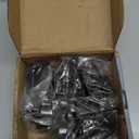 4 Pack Full Overlay Soft Close Cabinet Hinges 105 Frameless 3 Way Adjustable Soft Close Hinges for Cabinet Doors Kitchen Cabinet Door Hinges with Screws Black Nickel