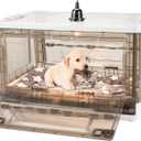 Puppy Incubator - Puppy Incubator with Heating,Incubator for Newborn Puppies and Kittens,Kitten Incubators,Incubator for Puppies with Puppy Bed Mat 55L