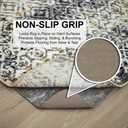 Mohawk Home Non Slip Rug Pad 2' x 12'- 1/4" Thick Felt + Latex Rubber Gripper - Dual Surface Cushion for Hardwood, Carpet, Tile Floors, Made in USA
