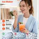 VEVOR Countertop Ice Maker, 44 lbs per Day, Self-Cleaning Portable Machine with Scoop, 4 lbs Ice-Storage Basket, Nugget Ice-Making Machine with Chewable ICES for Home, Kitchen, Office, Bar & Party