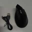 acer Ergonomic Mouse Wireless, Adjustable DPI Vertical Mouse 1000/1200/1600 with 6 Buttons, Rechargeable Ergo Mice, Medium to Large Sized Hands, 2.4GHz USB Receiver for Computer, Laptop, PC