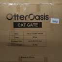 OtterOasis 71'' Extra Tall Pet Gate for Cat, 29.5-43'' Extra Wide Cat Gate