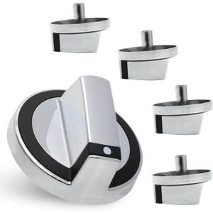 Upgraded W10316664 Control Knob 5 Pack Compatible with Whirlpool W10316664, WPW10316664, 1876613, AP6019356, PS11752662, EAP11752662, PD00023455